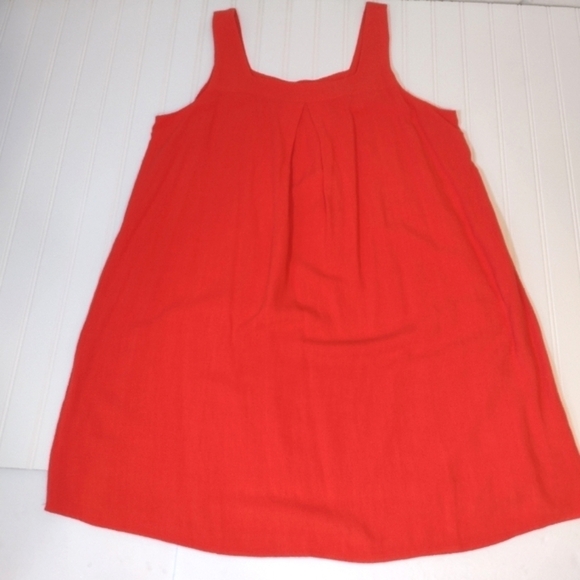 Sadie & Sage women's orange sleeveless, tank dress size (L) - Picture 11 of 11